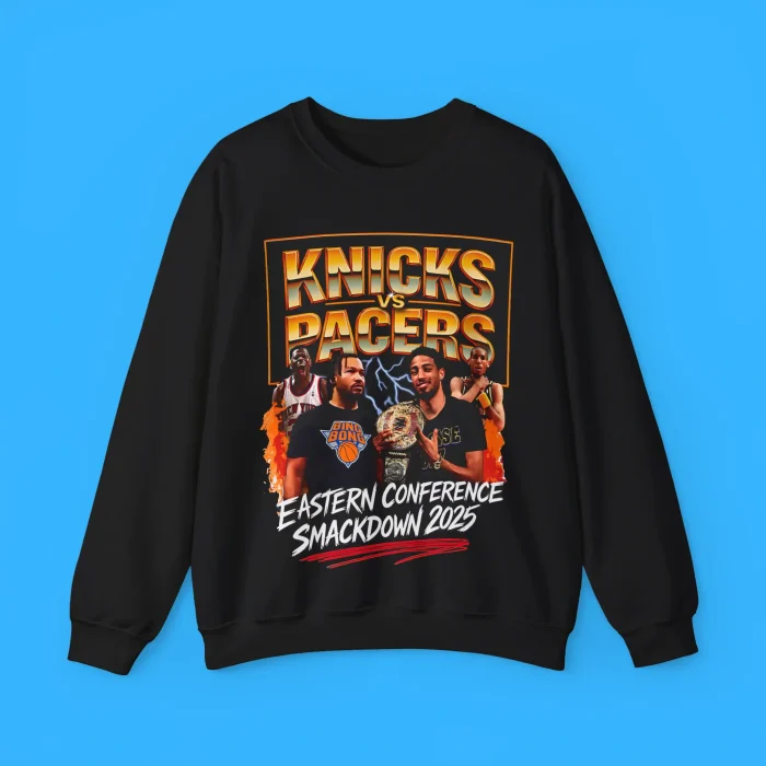 Knicks vs Pacers Eastern Conference Smackdown 2025 Sweatshirt