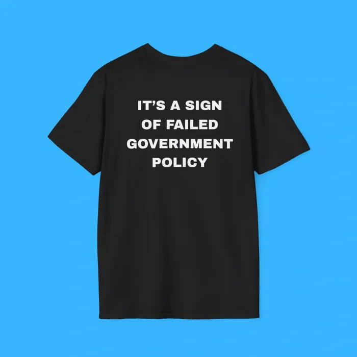 Living On The Streets Is Not A Lifestyle Choice Suella Back Back Black Shirt