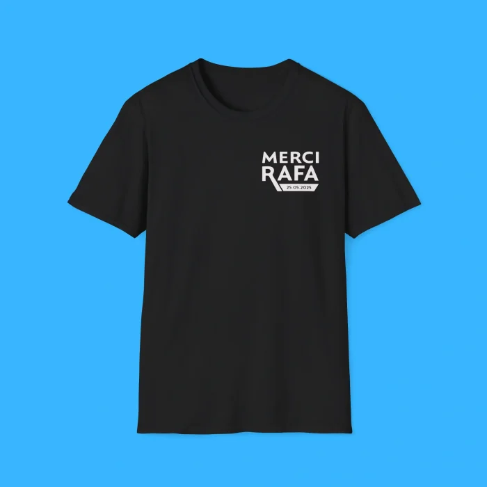 Merci Rafa 2025 Black Shirt