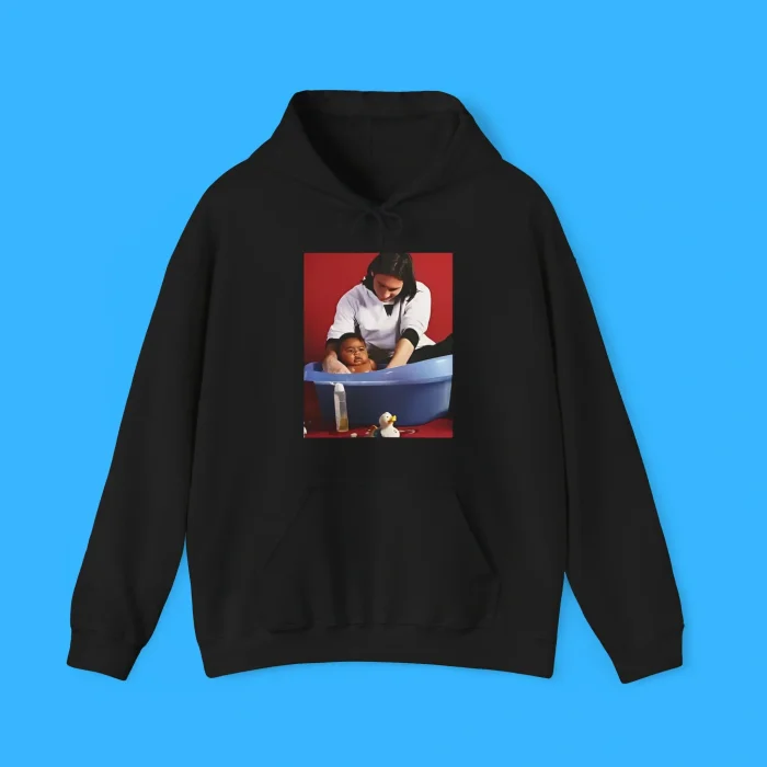 Messi With Lamine Yamal As A Baby Hoodie
