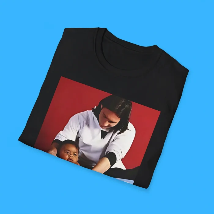 Messi With Lamine Yamal As A Baby Shirts