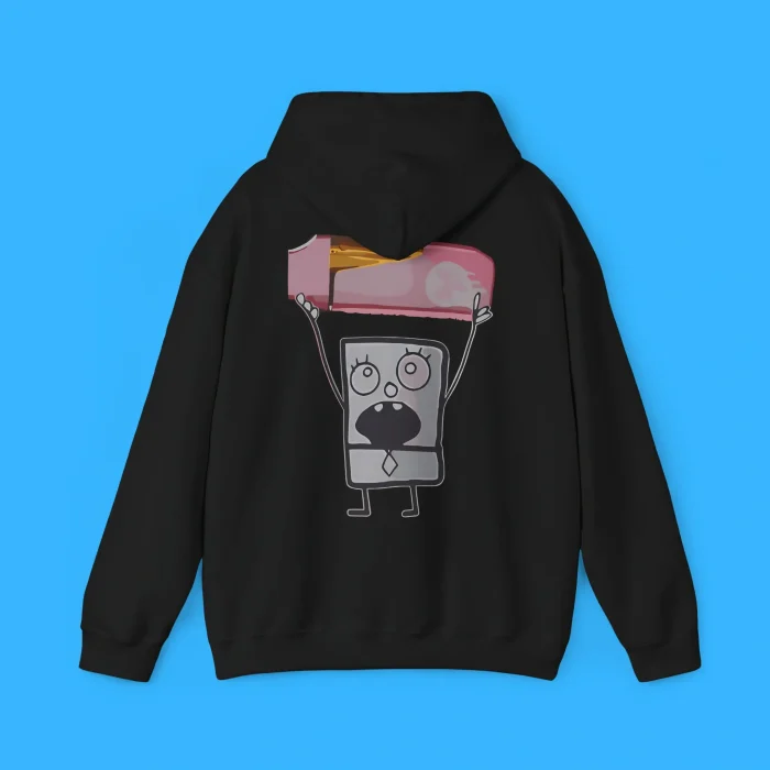 Muha Pink Doodlebob Hoodie