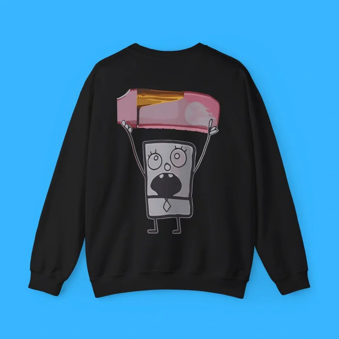 Muha Pink Doodlebob Sweatshirt