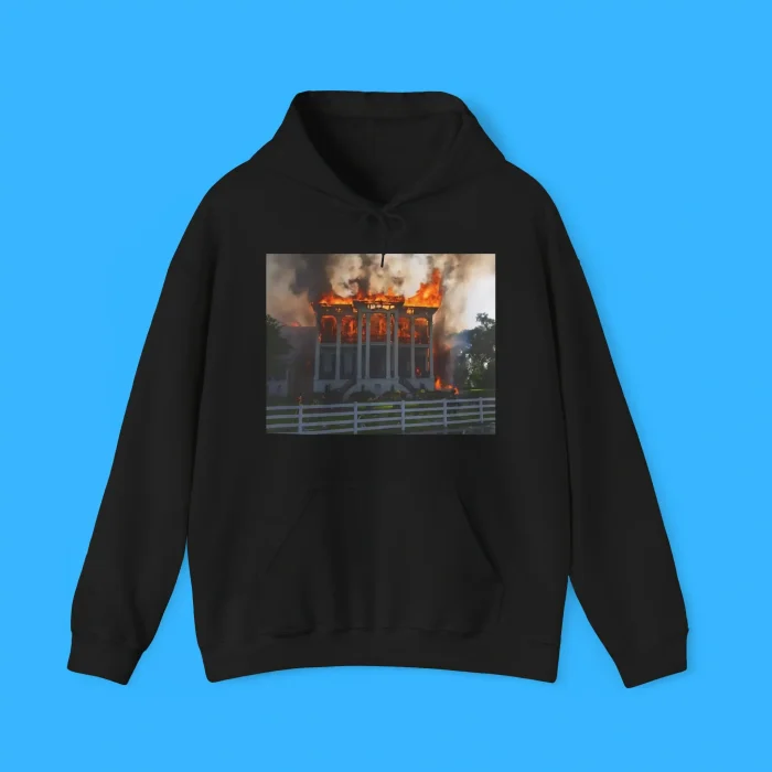 Nottoway Plantation Fire Hoodie