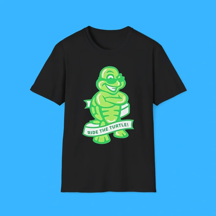 Og Ride The Turtle Black Shirt