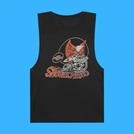 Poker Face Charlie Cale Harley-Davidson Shovelhead Tank Top