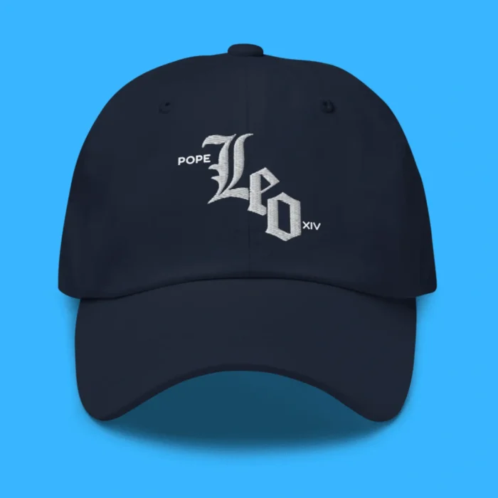 Pope Leo XIV Sox Dad Navy Hat