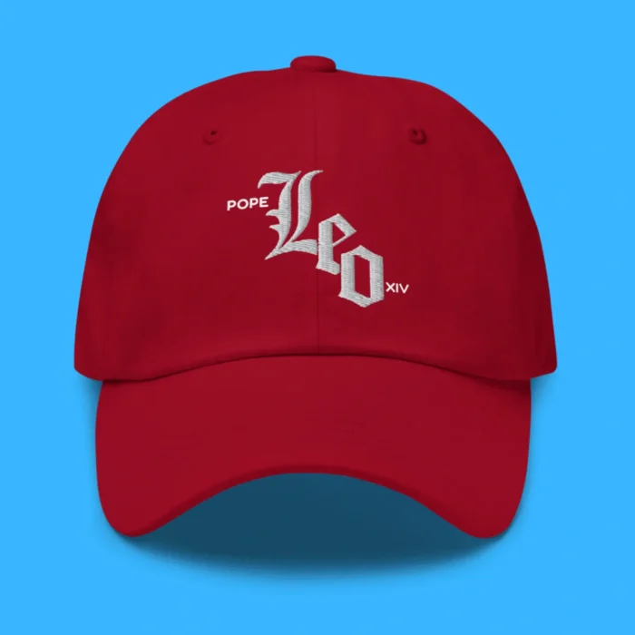 Pope Leo XIV Sox Dad Red Hat