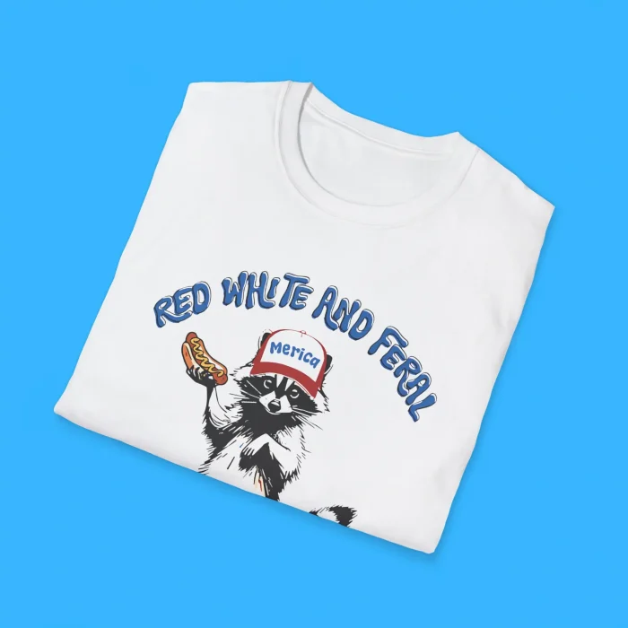 Red White And Feral Shirts