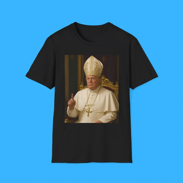Trump As Pope Black Shirt