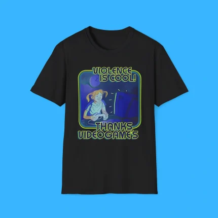 Violence Is Cool Thanks Video Games Shirt