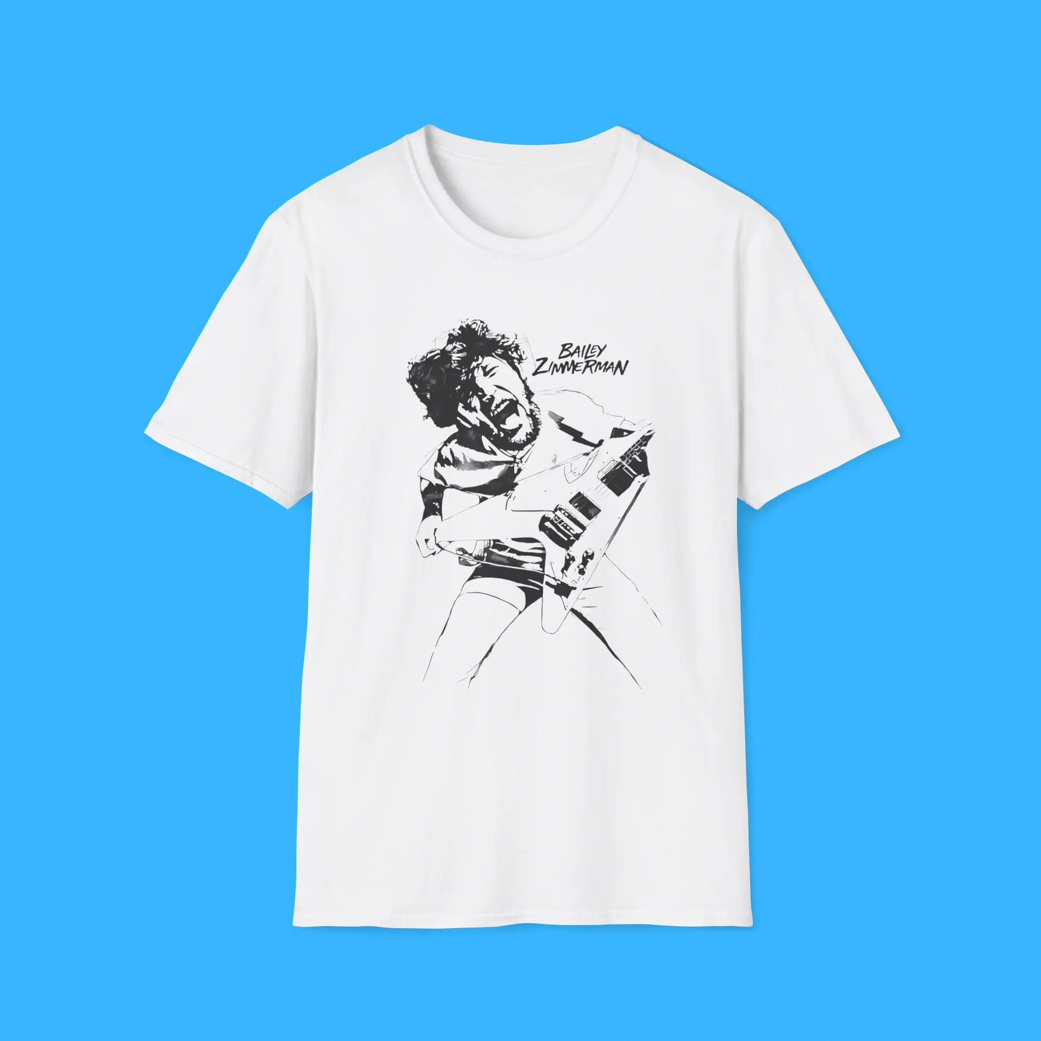 Bailey Zimmerman Bailey Scream White Shirt