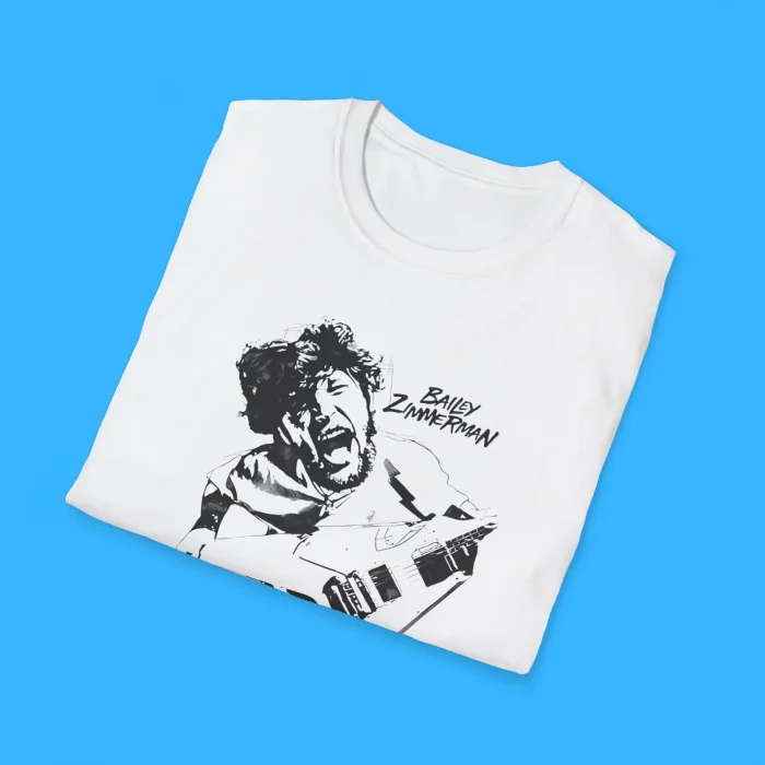 Bailey Zimmerman Bailey Scream White Shirts