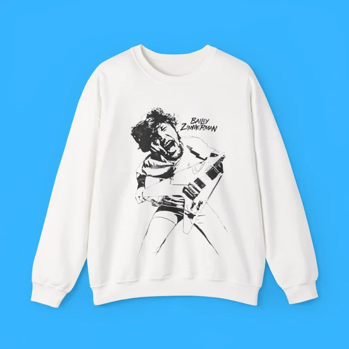 Bailey Zimmerman Bailey Scream White Sweatshirt