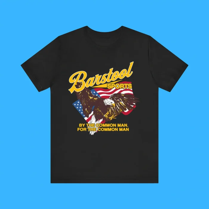 Barstool Sports Eagle Flag Pocket Premium Shirt