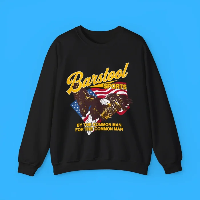Barstool Sports Eagle Flag Pocket Sweatshirt