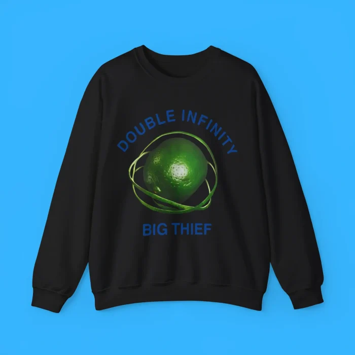 Big Thief Double Infinity Lime Sweatshirt