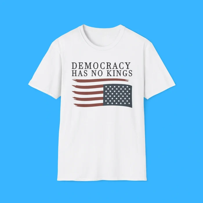 Democracy Has No Kings USA Flag Shirt
