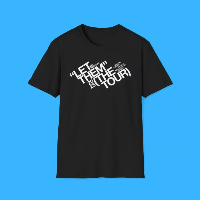 Mel Robbins Let Them Tour 2025 Black Shirt