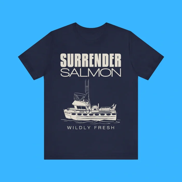 Surrender Salmon Wildly Fresh Premium Shirt