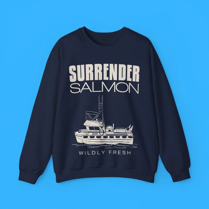 Surrender Salmon Wildly Fresh Sweatshirt
