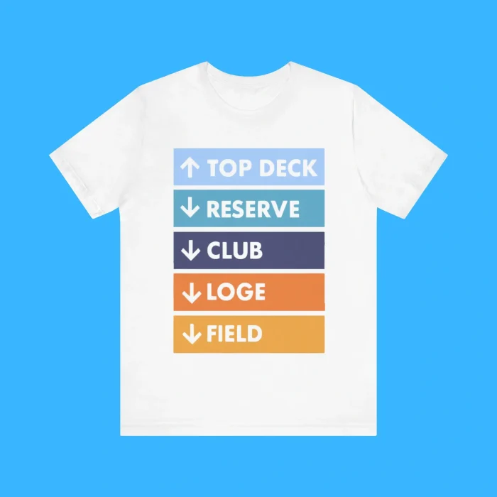 Top Deck Reserver Club Loge Field Premium Shirt