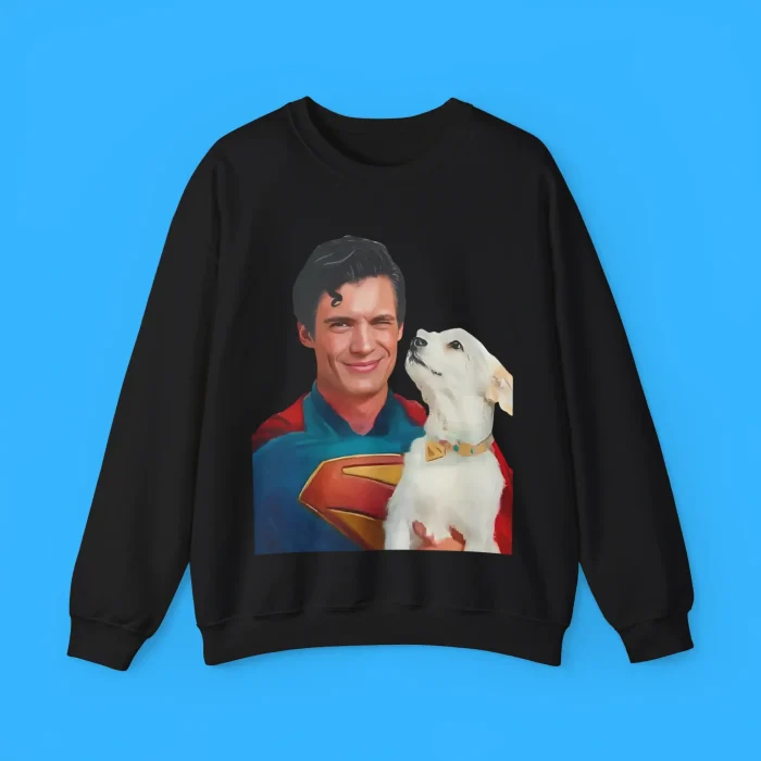 Clark Kent And Krypto The Superdog Sweatshirt