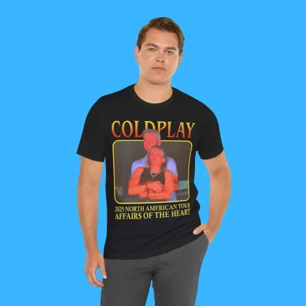 Coldplay 2025 North American Tour Affairs Of The Heart Person Shirt