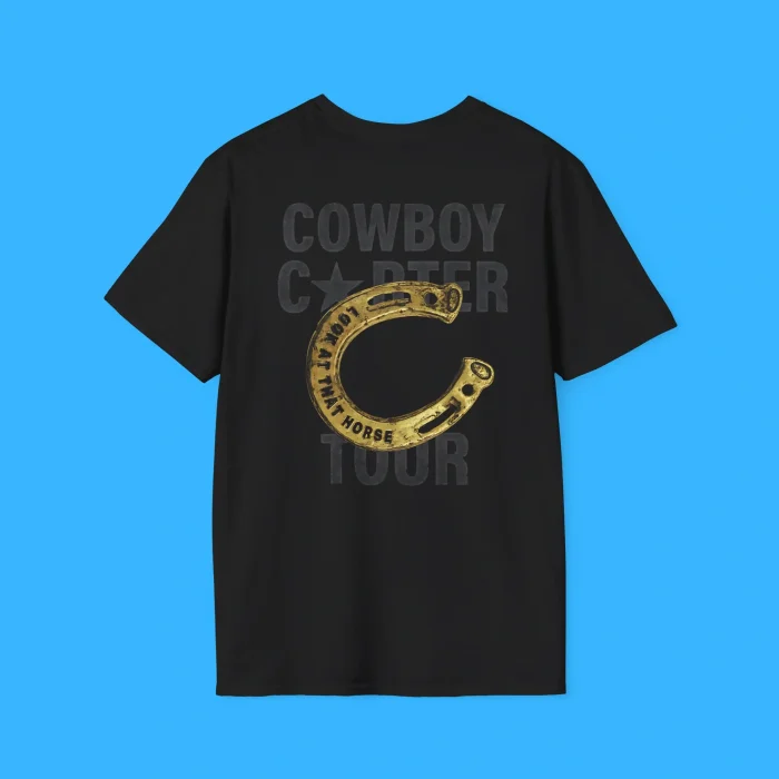 Cowboy Carter Tour Gold Chardonneigh Back Shirt