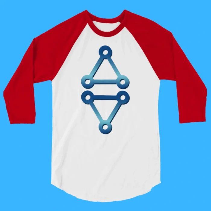 Dawn of the Vampires Addison Triangle 3/4 Sleeve Baseball Tee