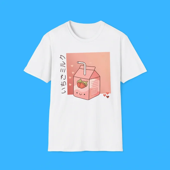 Fight or Flight Lucas Reyes Strawberry Milk White Shirt