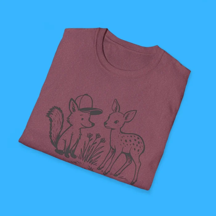 Fox And Deer Role Model Shirts
