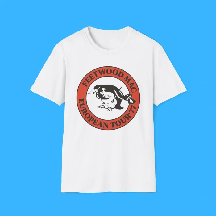 Happy Gilmore 2 Vienna Fleetwood Mac European Tour 77 White Shirt