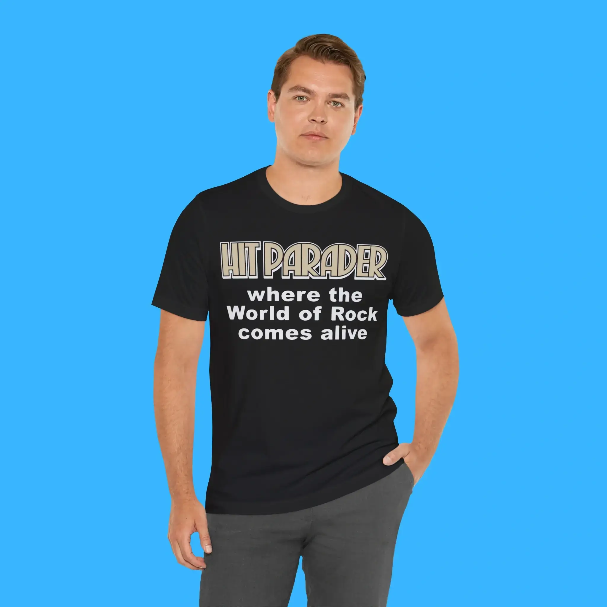 Hit Parader Where The World Of Rock Comes Alive Person Shirt