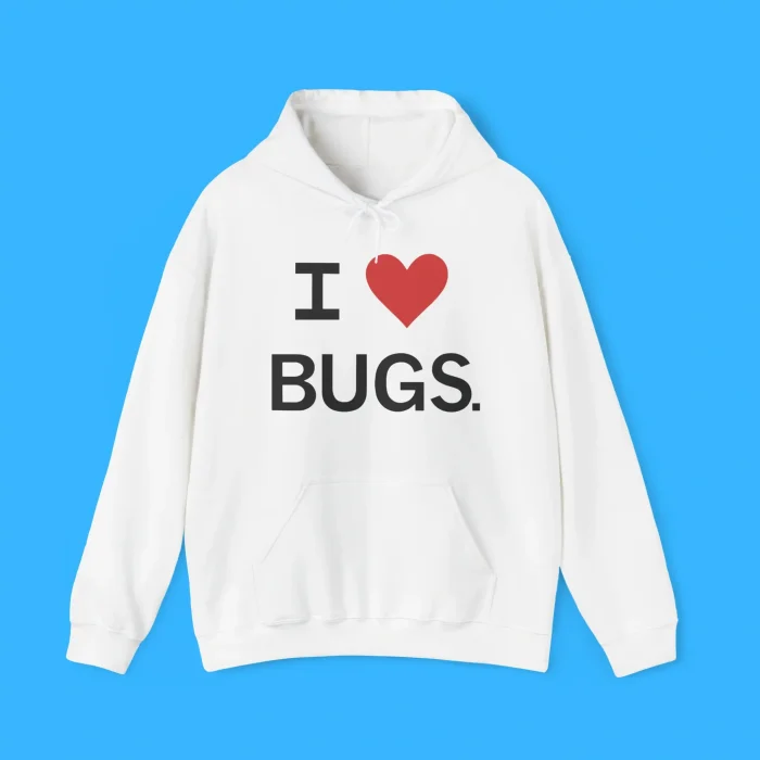 I Love Bugs Funny Hoodie
