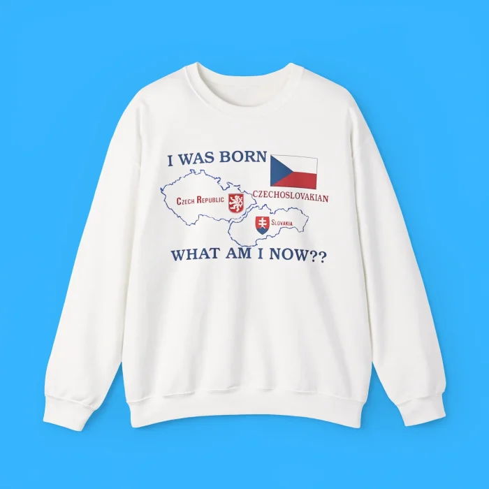 I Was Born What Am I Now Sweatshirt