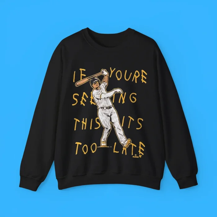 If You’re Seeing This It’s Too Late Sweatshirt