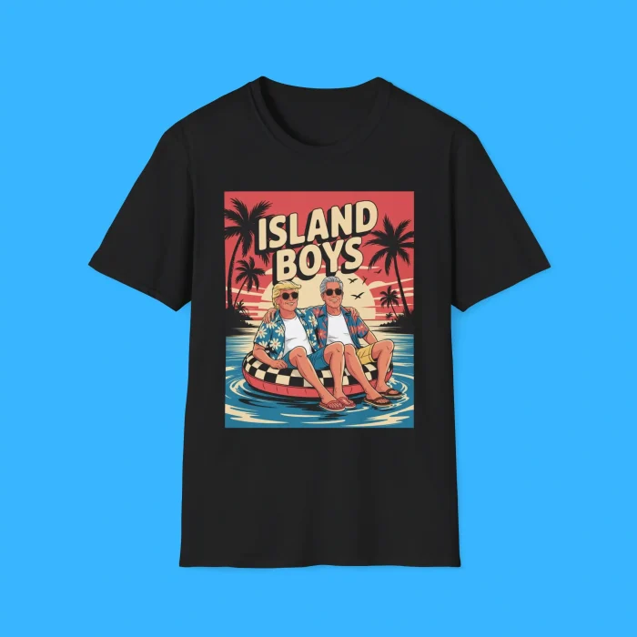 Island Boys Trump Epstein Black Shirt