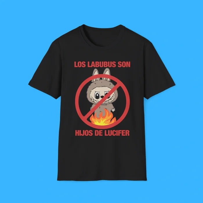Los Labubus Son Hijos De Lucifer Black Shirt
