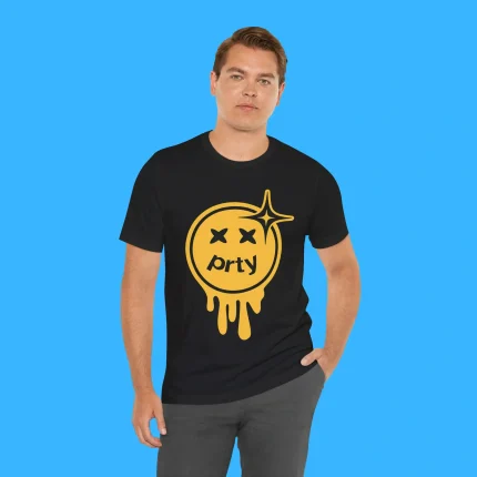Melted Smiley Disco Ball Person Shirt