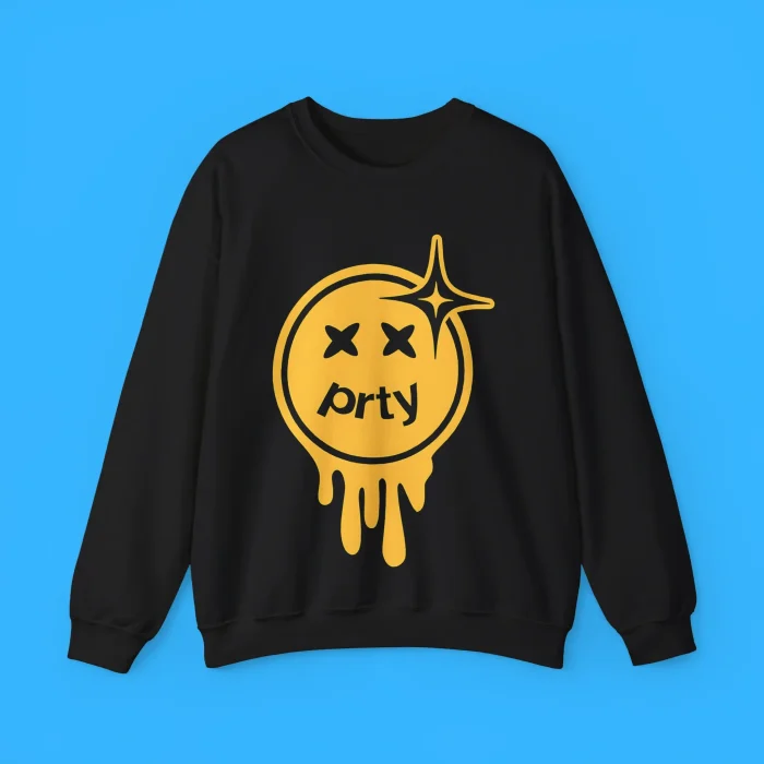 Melted Smiley Disco Ball Sweatshirt