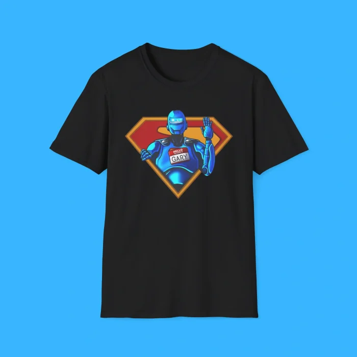 My Name is Gary Superman Black Shirt