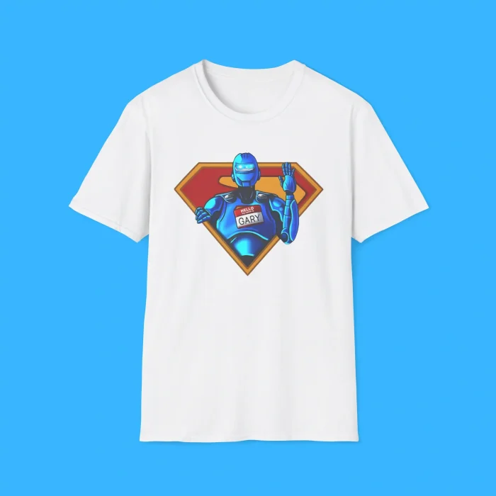 My Name is Gary Superman White Shirt