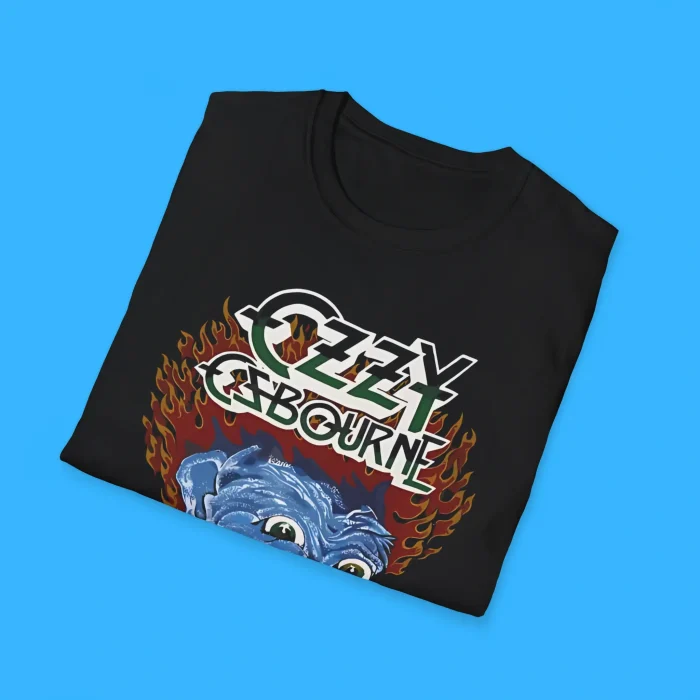 Ozzy Osbourne Blue Demon Tattoo 1984 Tour Shirts