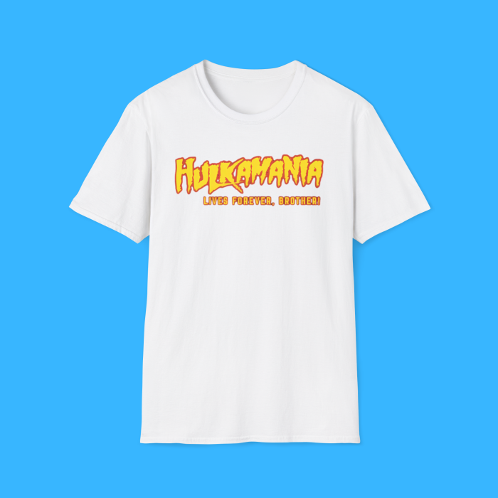 RIB Hulkamania Live Forever Brother White Shirt