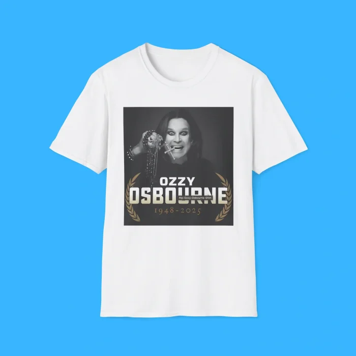 Rip Ozzy Osbourne White Shirt