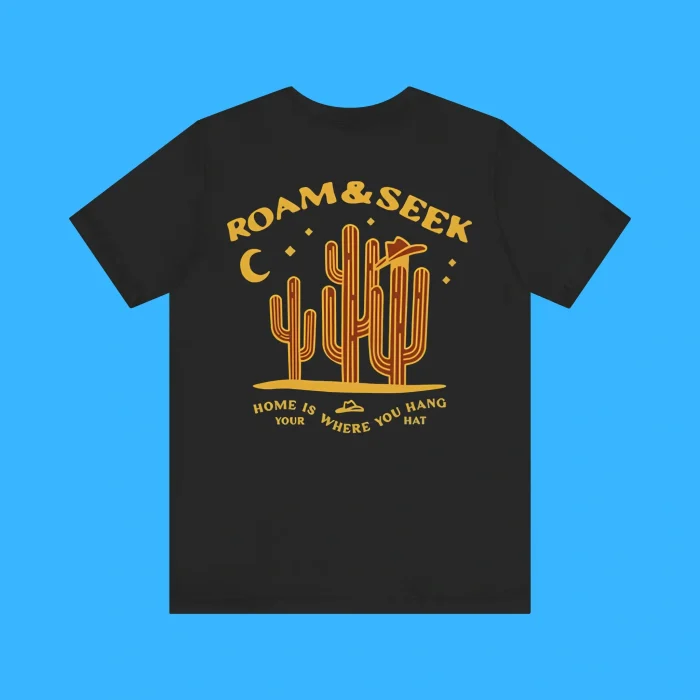 Roam & Seek Home is Where You Hang Your Hat Premium Shirt