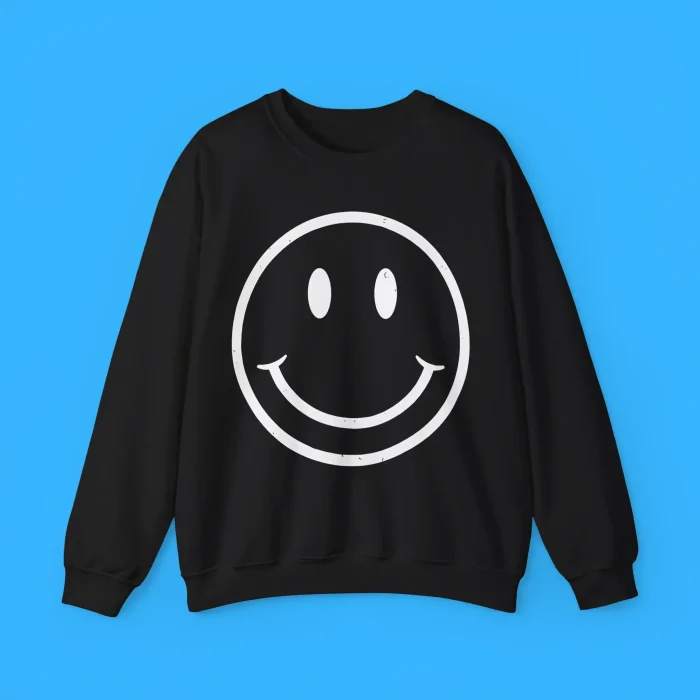 The Institute Luke Ellis Smiley Face Sweatshirt