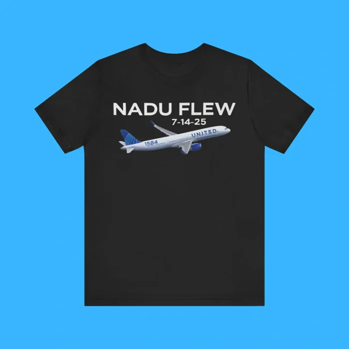 United Flight 1584 Nadu Flew 7 14 25 Boeing Premium Shirt