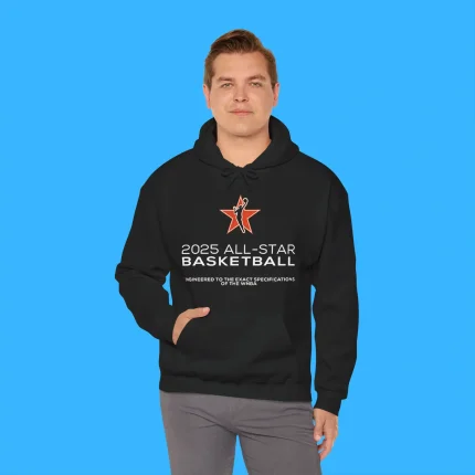 WNBA All-Star Caitlin Clark 2025 All Star Basketball Person Hoodie